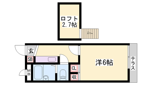 三木駅 徒歩9分 1階の物件間取画像